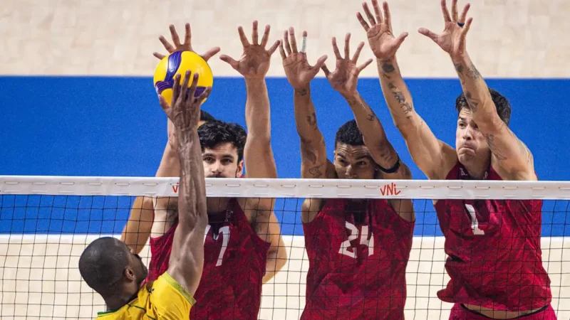 Vôlei: Brasil perde para EUA e volta a se complicar na Liga das Nações