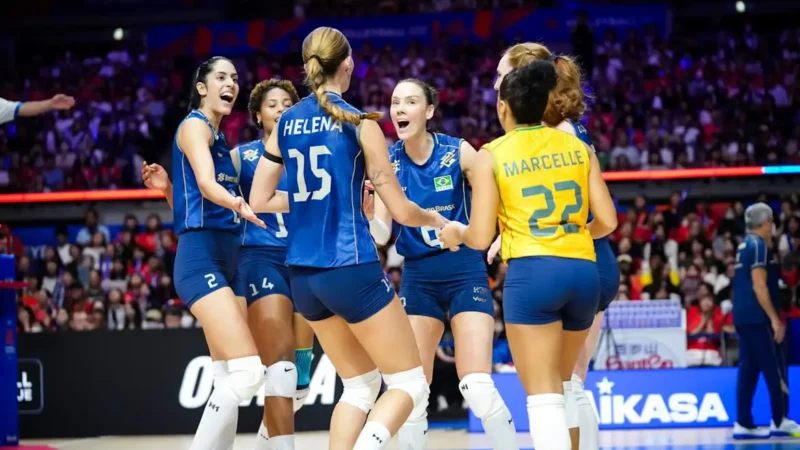 Liga das Nações: Brasil bate anfitrião Japão em abertura de 3ª semana