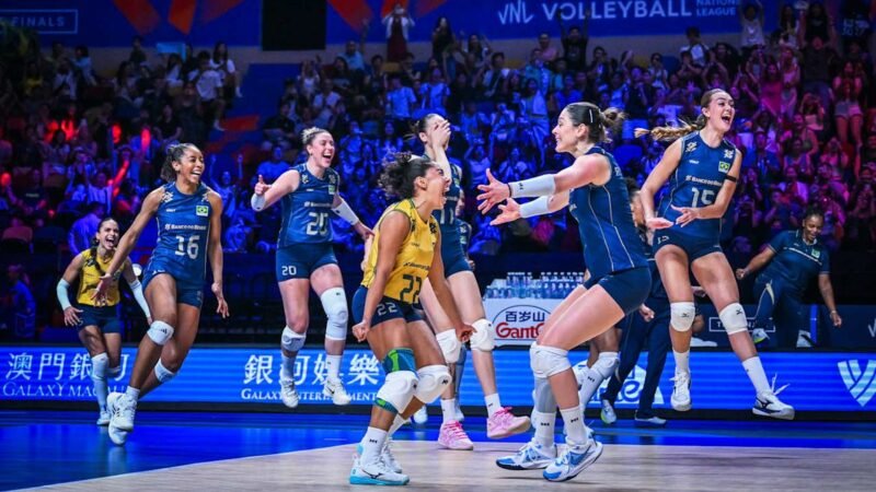 Brasil bate favorita Itália e terá Turquia na final da Liga das Nações