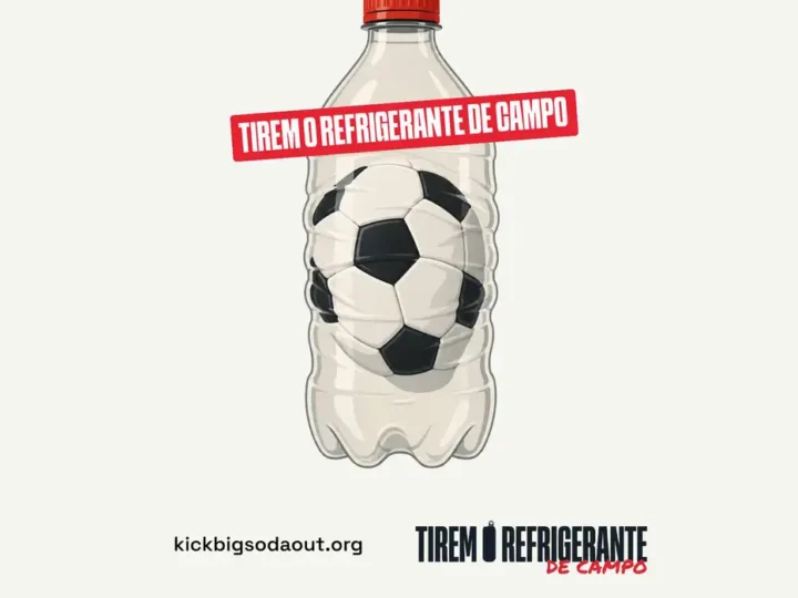 Campanha pede à Fifa Copa do Mundo sem publicidade de refrigerante
