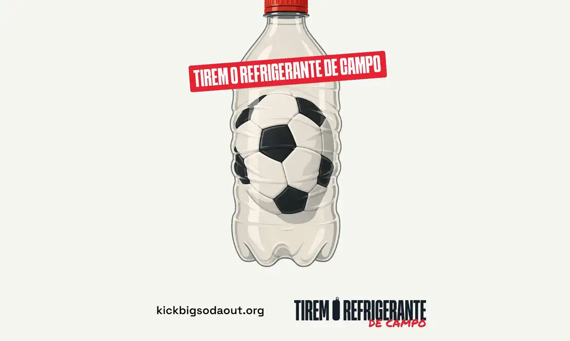 Campanha pede à Fifa Copa do Mundo sem publicidade de refrigerante