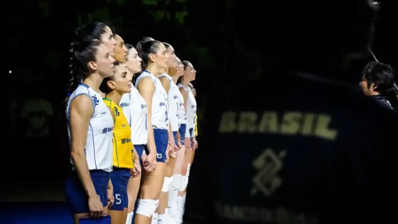 Brasil perde por 3 a 0 para Tailândia na Liga das Nações de Vôlei