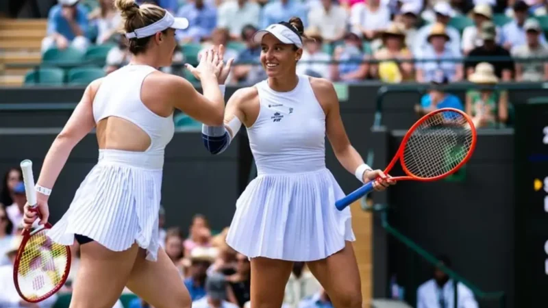 Stefani avança pela 1ª vez à final de duplas femininas de Wimbledon