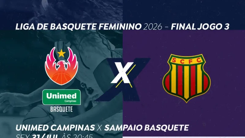 TV Brasil exibe nesta sexta jogo Unimed Campinas X Sampaio Basquete