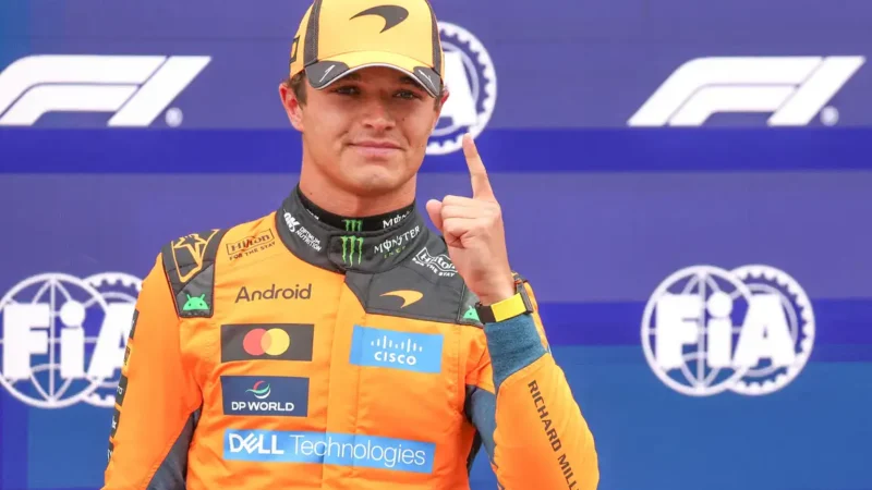 Lando Norris faz a pole do GP da Holanda; Bortoleto larga em nono