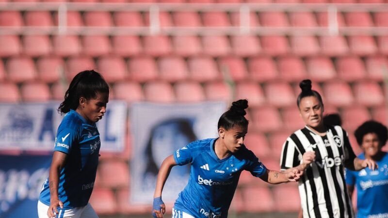 Cruzeiro vence Botafogo no Brasileirão Feminino