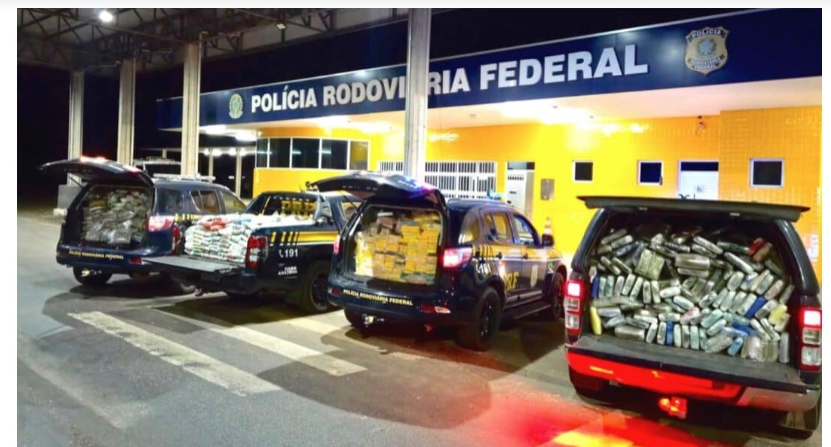 PRF apreende mais de 2,4 toneladas de drogas em uma das maiores operações do ano