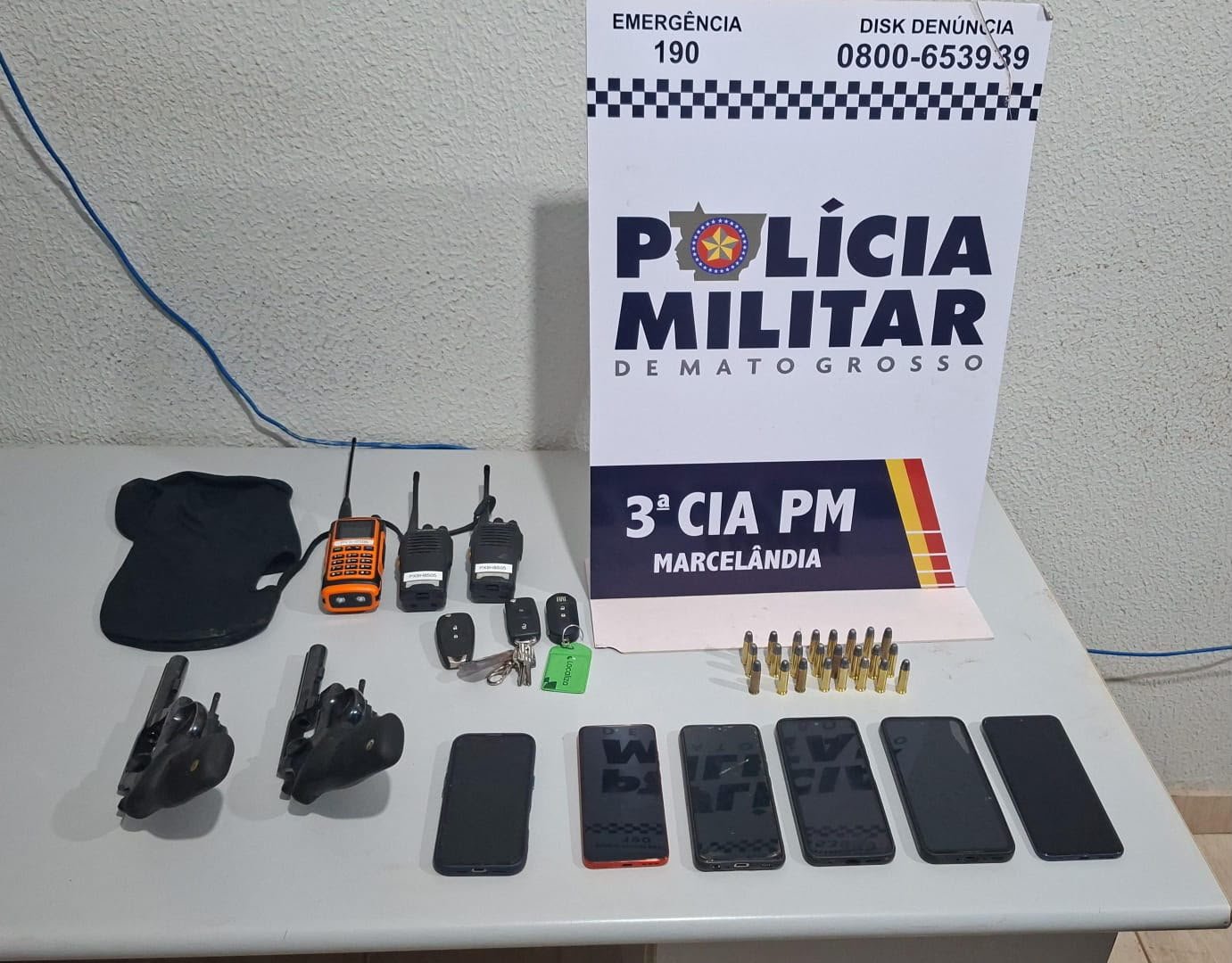 Conflito por área rural termina com cinco seguranças armados levados à delegacia em Marcelândia