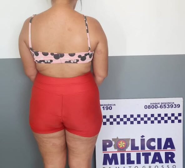 Mulher é presa com mandado em aberto por tráfico de drogas em Guarantã do Norte