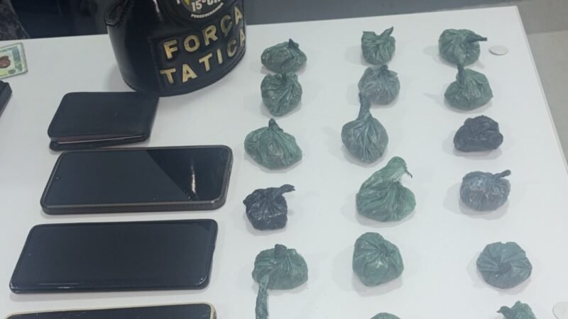 Suspeitos são presos com 18 porções de maconha após abordagem na MT-419