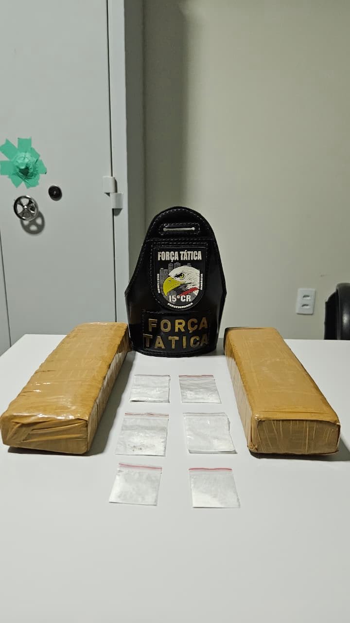 Adolescente é apreendido com cocaína e tabletes de maconha em Terra Nova do Norte