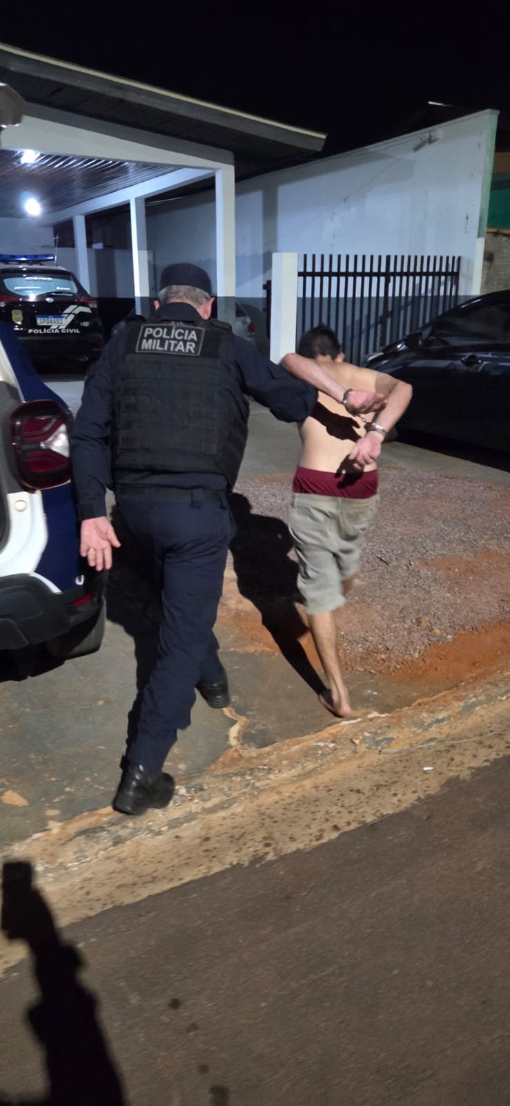 Homem é preso suspeito de agredir criança e manter companheira em cárcere privado em Nova Santa Helena