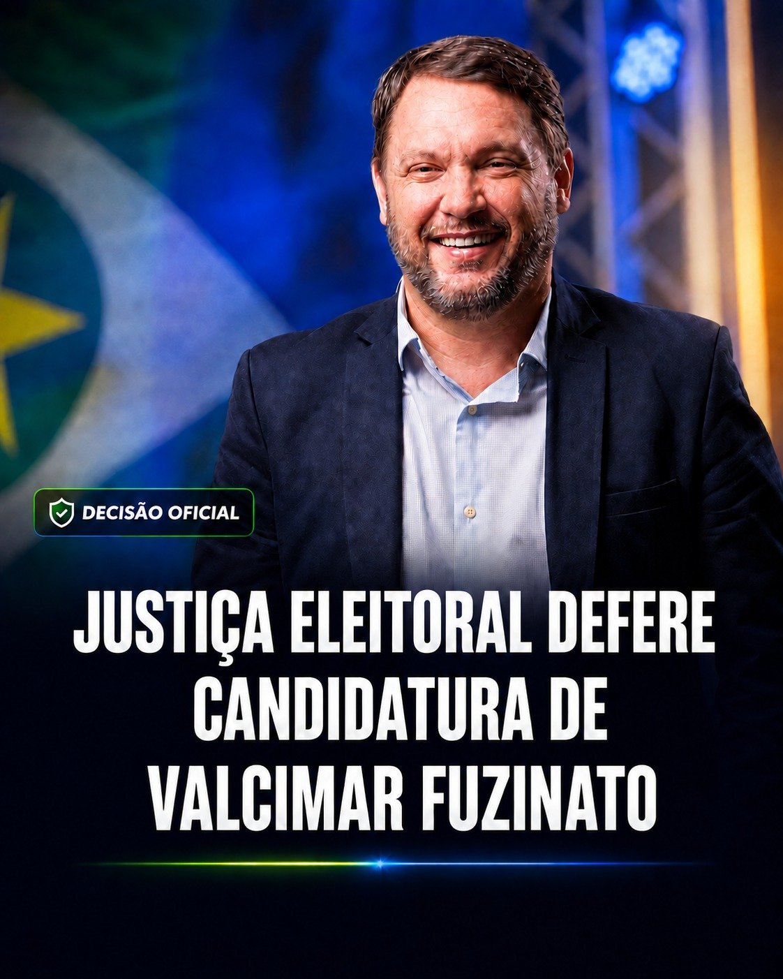 Justiça Eleitoral libera candidatura de Valcimar Fuzinato e confirma disputa por vaga na Assembleia