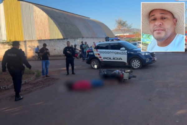 Homem é morto enquanto levava filho de 5 anos para escola em MT