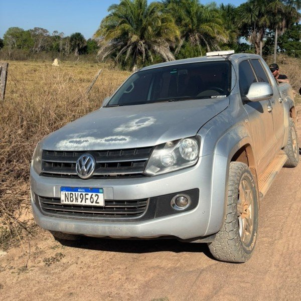 Criminosos armados invadem garimpo e roubam Amarok em Nova Guarita