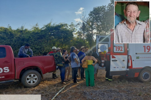 Idoso com Alzheimer é resgatado após sumir em mata de MT por 3 dias