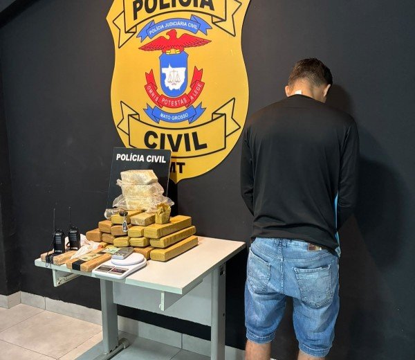 Colíder: Polícia Civil fecha depósito do tráfico e apreende 20 kg de drogas