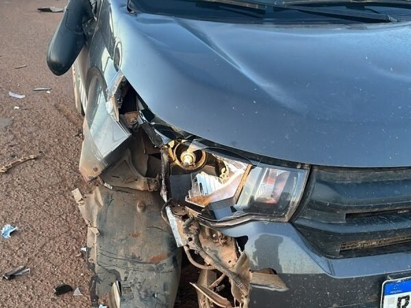 Acidente na MT-320 deixa motociclista e motorista feridos em Colíder