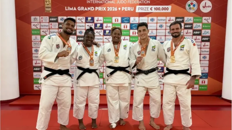 Brasil é campeão geral do Grand Prix de judô no Peru com 11 medalhas