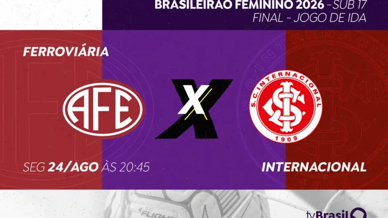 TV Brasil exibe jogo de ida da final do feminino sub-17 nesta segunda