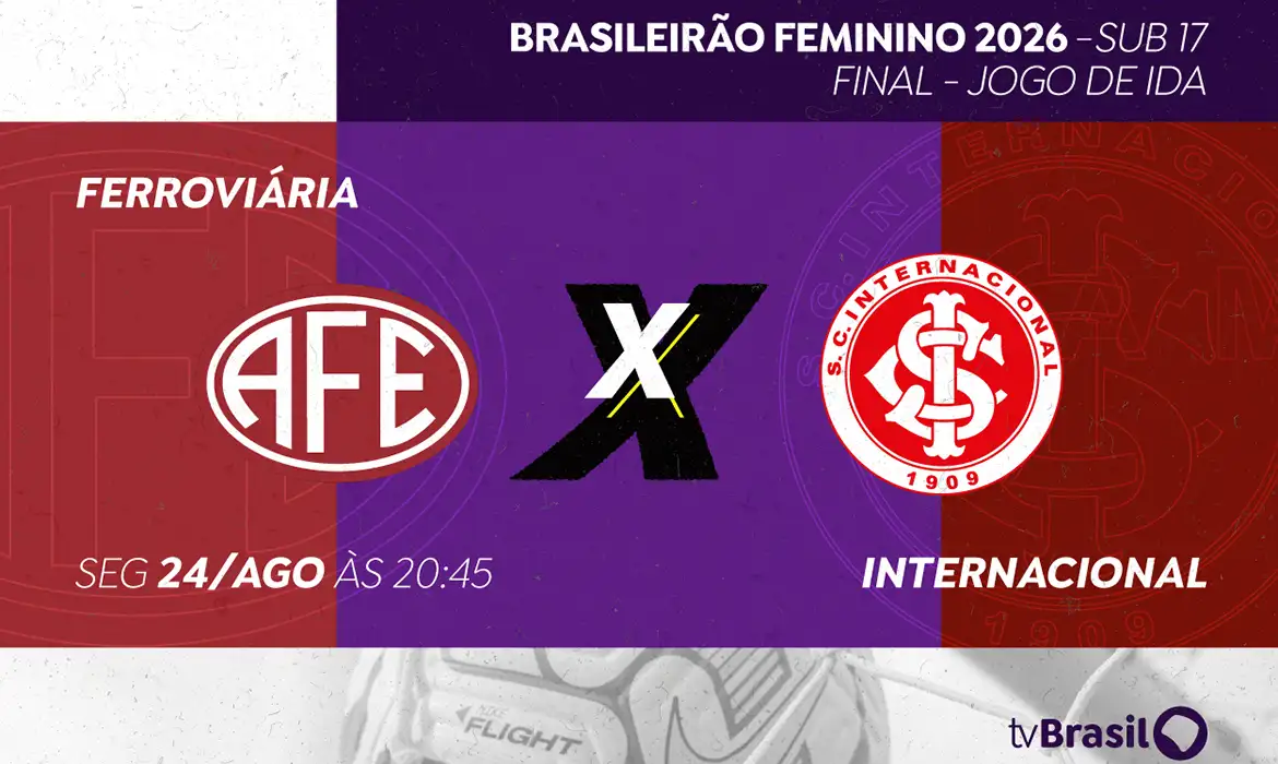 TV Brasil exibe jogo de ida da final do feminino sub-17 nesta segunda