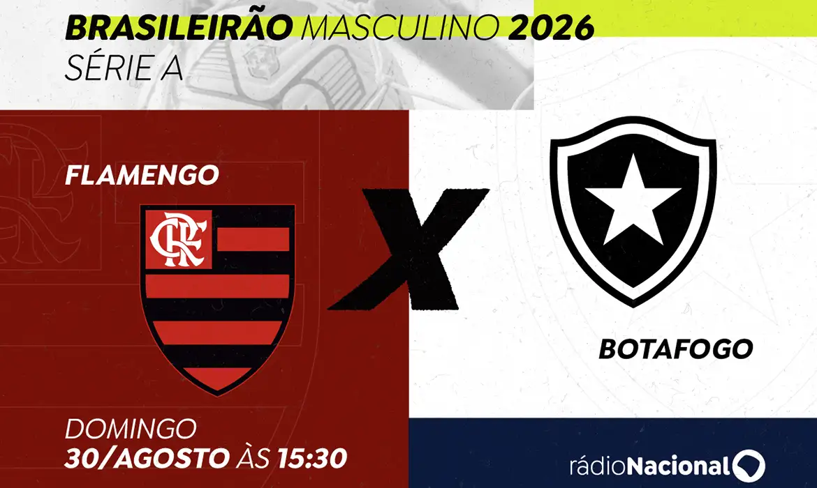 Neste domingo, Rádio Nacional transmite clássico Flamengo x Botafogo