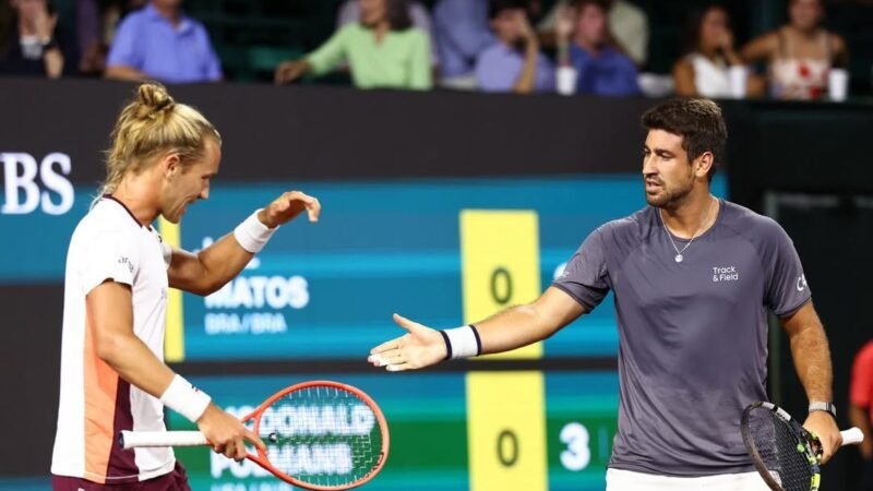 Rafael Matos e Orlando Luz vão à semi de duplas do ATP de Cincinnati