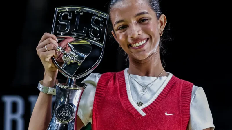 Rayssa é campeã da etapa carioca da Liga Internacional de Skate Street