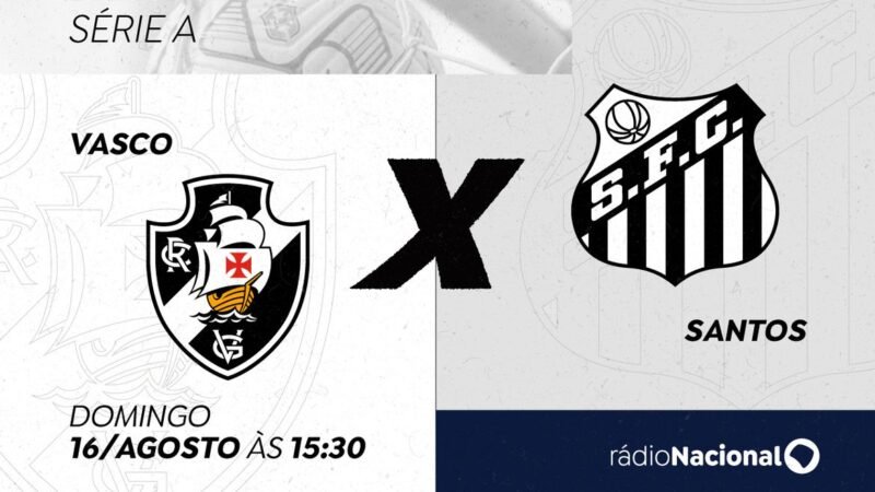 Ondas da Rádio Nacional transmitem partida entre Vasco e Santos