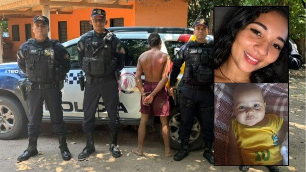 Homem mata a esposa e filho de 4 meses a facadas em MT