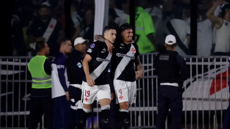 Vasco mantém possibilidade de final brasileira na Copa Sul-Americana