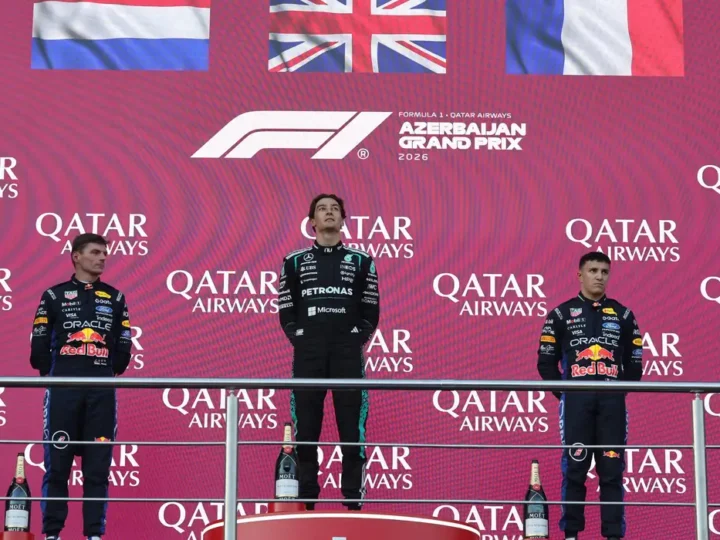 Fórmula 1: Russell supera Verstappen por 0.1s e vence GP do Azerbaijão