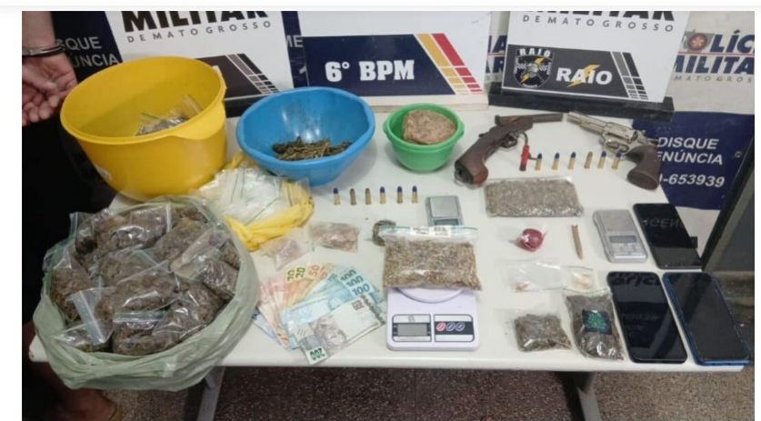Trio é preso com armas, drogas e ‘supermaconha’ após denúncia