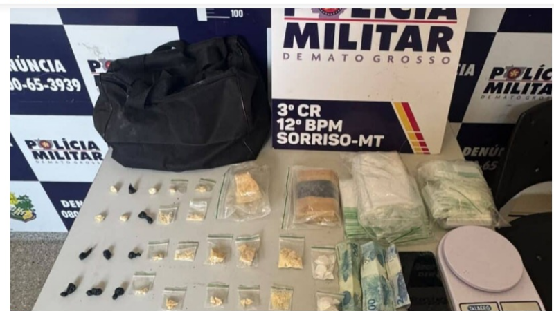Com tornozeleira eletrônica, jovem é preso com quase 600 gramas de drogas