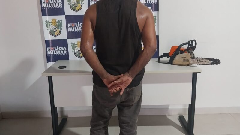 Idosa denuncia 10 anos de violência e ameaças de morte e companheiro é preso em Peixoto de Azevedo