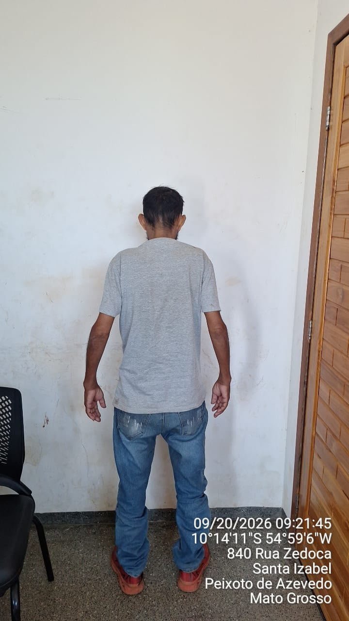 Homem de 49 anos é preso por dívida de pensão alimentícia em Peixoto de Azevedo