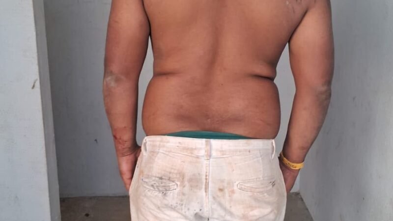 Homem é preso após invadir residência, agredir mulher e ter mandado de prisão em aberto em Guarantã do Norte