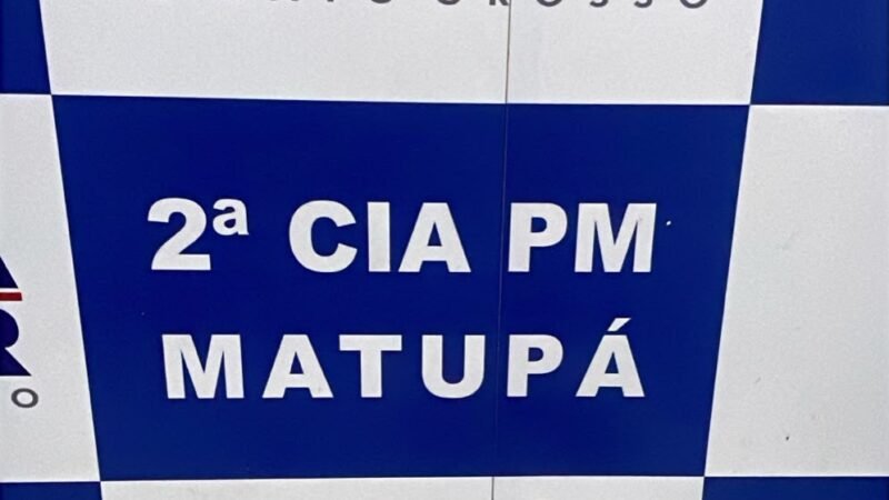 Confusão termina com tiros e arma de fogo apreendida pela Polícia Militar em Matupá 