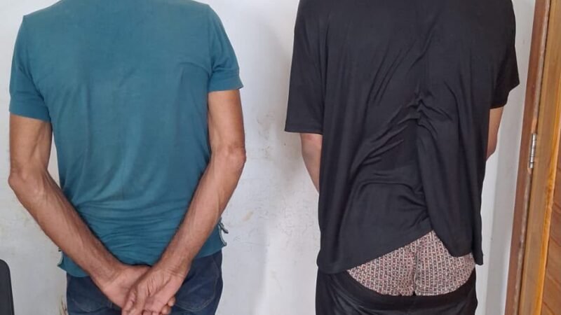 Fuga, colisão e armas apreendidas: dois são presos após perseguição da PM em Peixoto de Azevedo