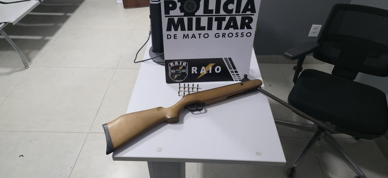 Homem atira contra policiais durante abordagem e acaba preso em Guarantã do Norte