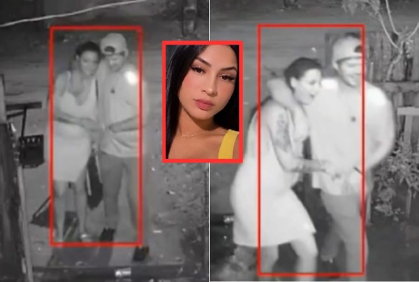 Nortão: Câmera flagra homem levando mulher para dentro de casa minutos antes de ser morta a facadas; veja vídeo