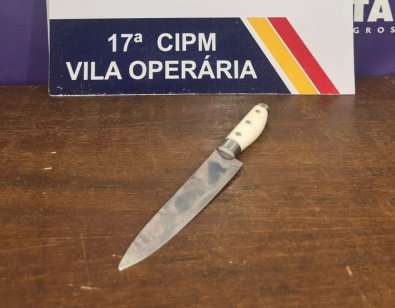 Após briga, aluno de 10 anos leva faca na escola para “confrontar” colega em MT