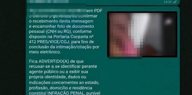 Suposto policial manda foto de pênis e ameaça oficial de Justiça em MT