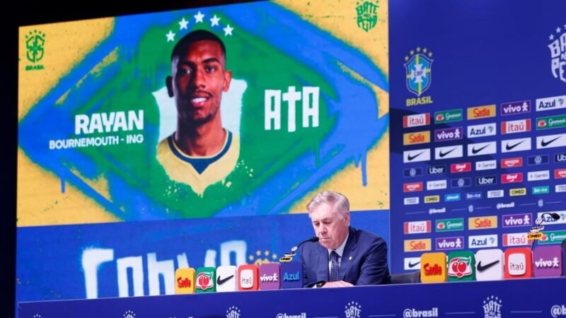 Ancelotti anuncia 26 convocados para amistosos da seleção brasileira
