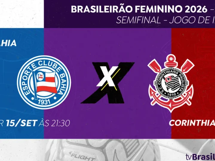 Brasileirão Feminino: TV Brasil exibe semifinal Bahia x Corinthians