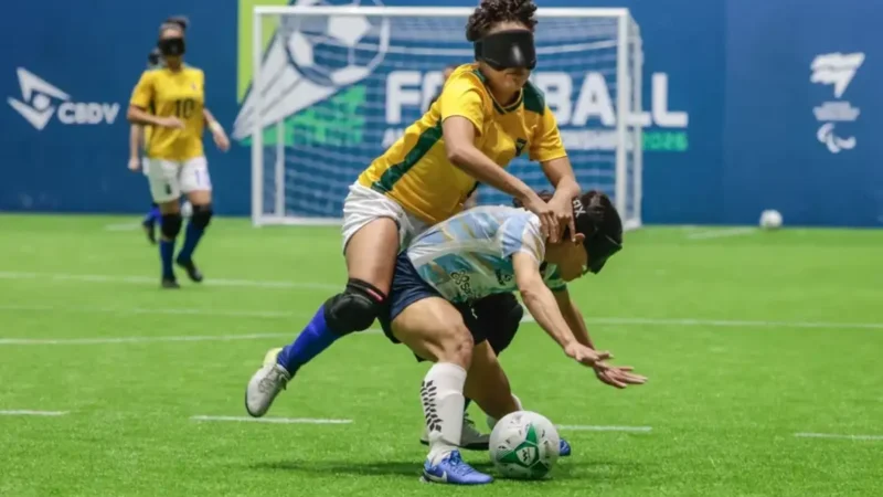 Brasileiras são vice-campeãs da Copa América de futebol de cegas
