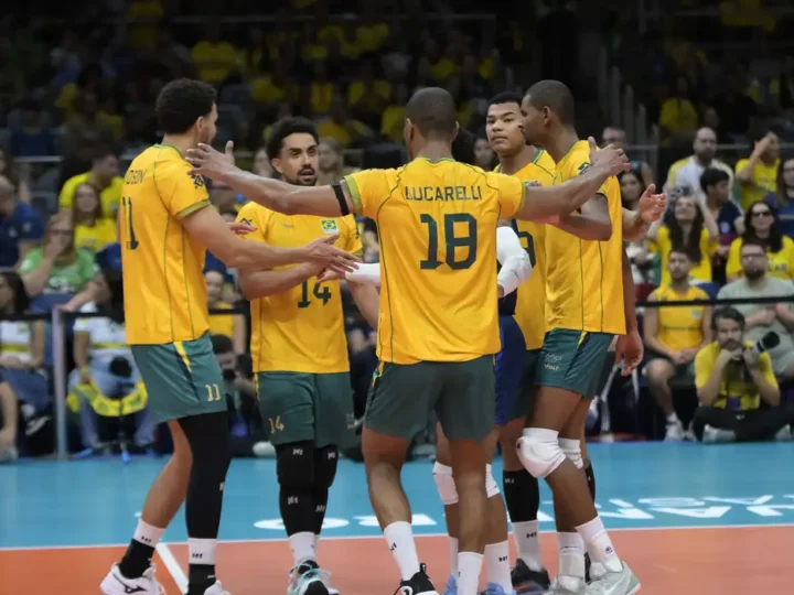 Brasil vence Venezuela e está no mundial de vôlei masculino