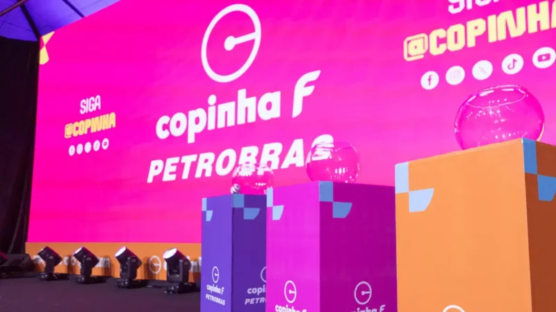 Sorteio define grupos da Copinha F, que terá transmissão da TV Brasil