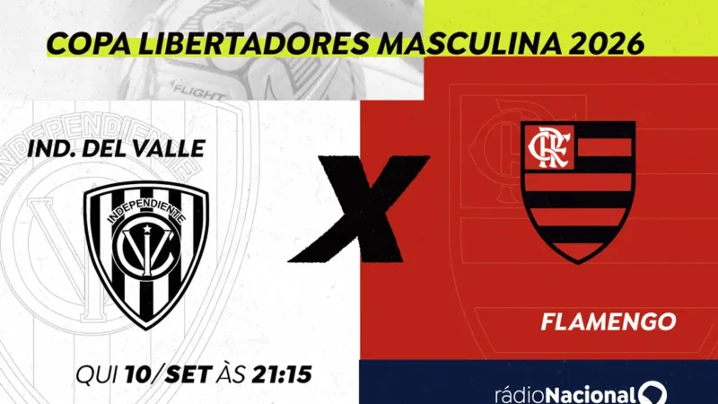 Rádio Nacional transmite Independiente del Valle x Flamengo
