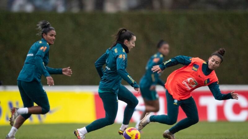 Seleção feminina estreia no Beira-Rio em amistoso contra Argentina